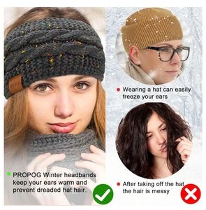 NEW Lorita Crotchet & Fleece Head Wrap Confetti Blue